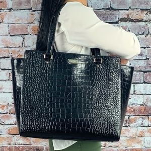 COPY - NWT Kate Spade Elissa Bristol drive croc b…